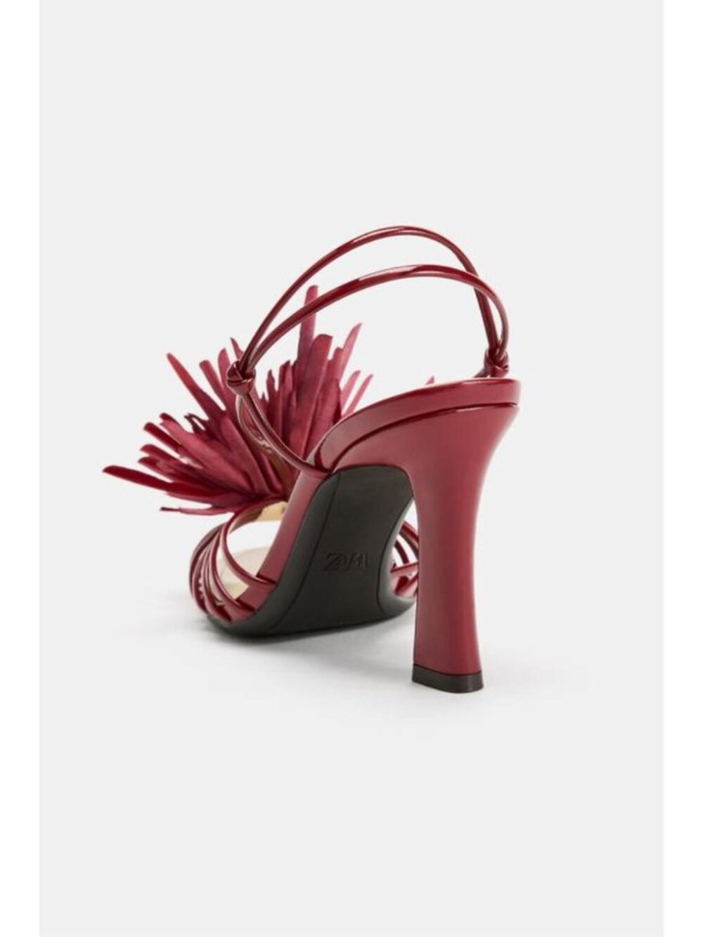 ZARA FLOWER HEELED SANDALS 2335/810/022 - Picture 5 of 5